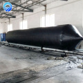 Small vessel floating Inflatable roller airbag for ship salvage